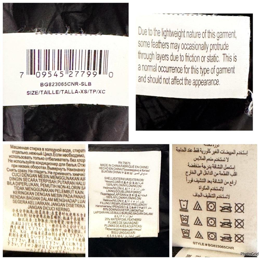 Bcbgeneration Gray Ultra Lightweight Packable Dow… - image 4